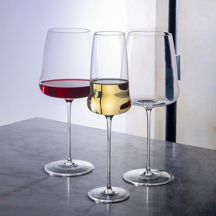 Elevate Your Dining Experience with Handmade Ultra-Thin Crystal Stemmed Glasses
